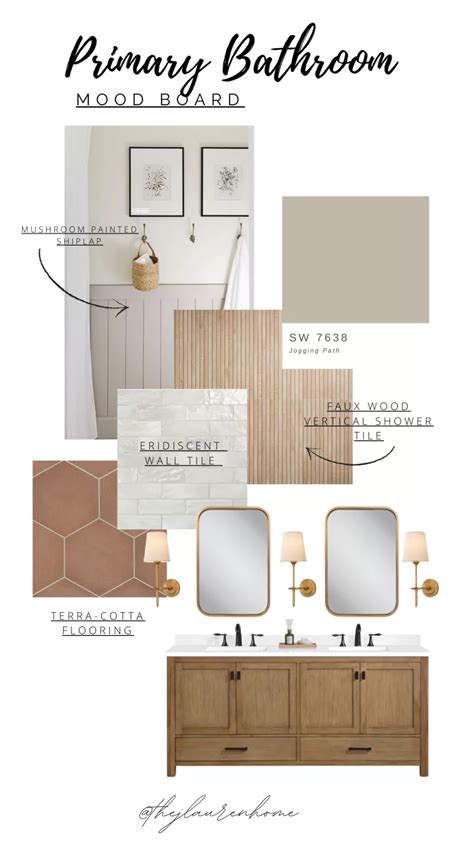 Primary Bathroom Mood Board Plans Bathrooms Remodel Bathroom