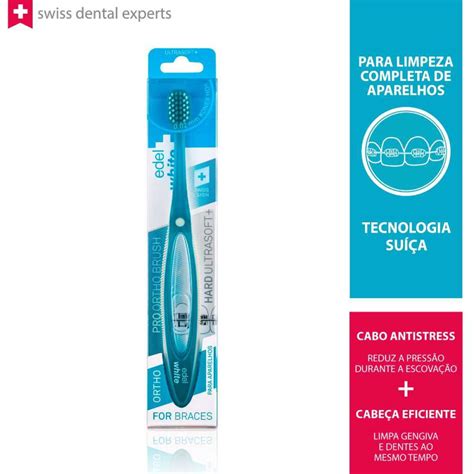 Escova Dental Edel White Ultra Soft Pro Ortho PanVel Farmácias