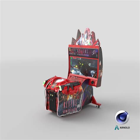 Aliens Armageddon Arcade Shooting Game On State 3d Model 69 3ds