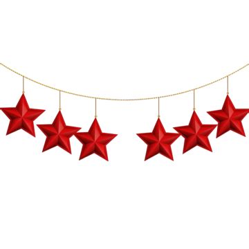 Five Red Star Banner, Five, Red, Banner PNG Transparent Image and ...