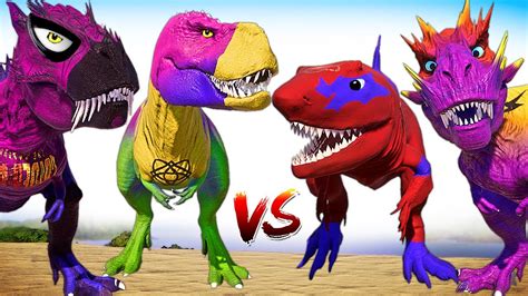 Spider Man Alien Indoraptor And Godzilla Vs Sharkzilla And T Rex Jurassic