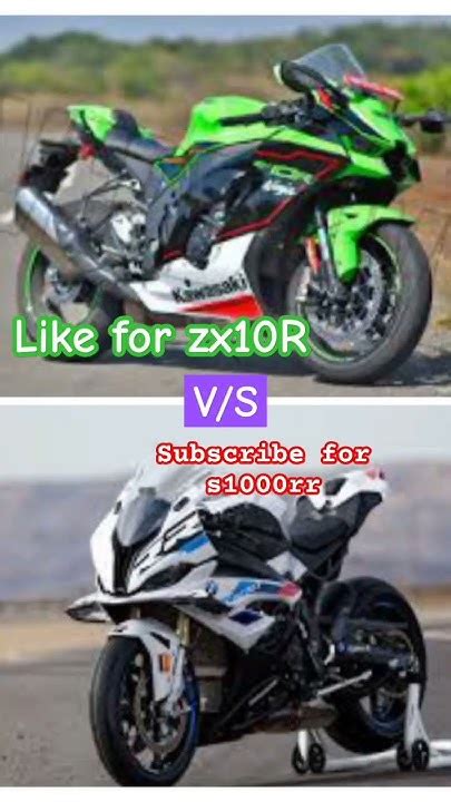 Kawasaki Zx10r Vs Bmw S1000rr ️🔥like For Zx10r Or Subscribe For