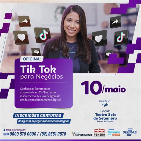 Oficina Tik Tok Para Neg Cios Penedo