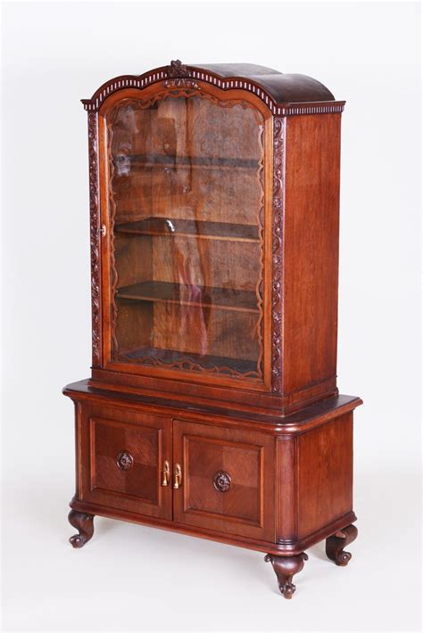 Art Deco Display Cabinet In Oak 1920s For Sale At Pamono