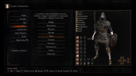 CCC: Dark Souls III Guide/Walkthrough - Character Creation