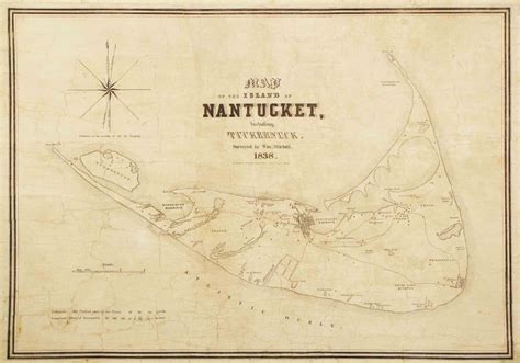 A Nantucket rarity - Rare & Antique Maps