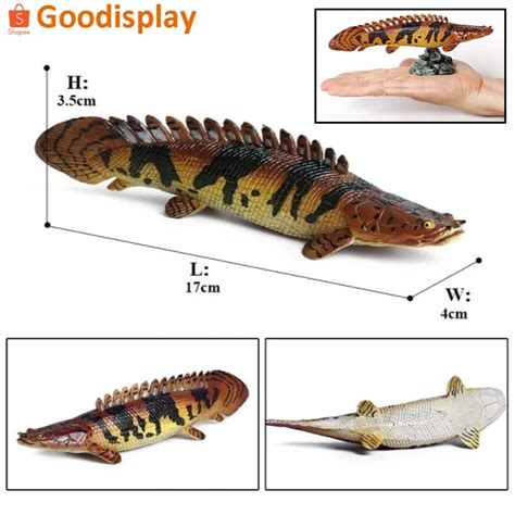 Jual Aneka Mainan Pajangan Miniatur Hewan Binatang Ikan Figure Arwana