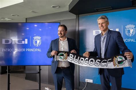 El Burgos Cf Promociona A Digi Al Frontal De La Camiseta Para