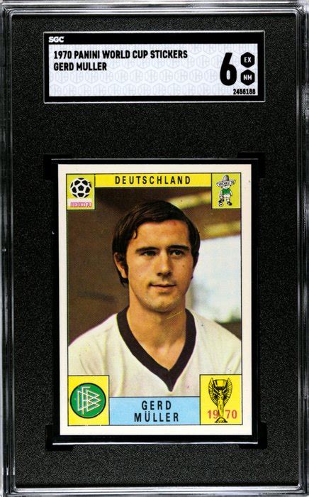 Panini Mexico World Cup Gerd M Ller Graded Card Sgc