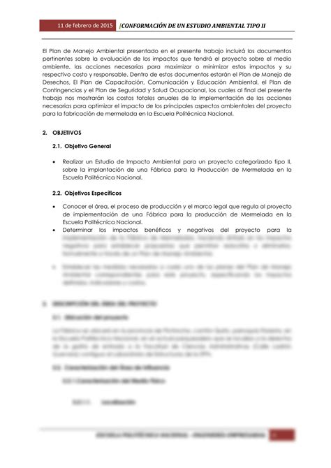 Solution Caso Pr Ctico Estudio Ambiental Tipo Ii Ecuador Studypool