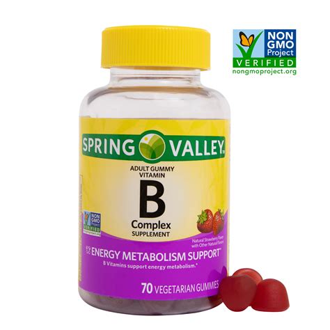 Spring Valley Vegetarian Vitamin B Complex Gummies Ct Walmart