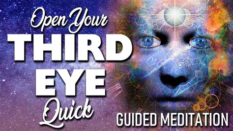 Open Your THIRD EYE Quick Guided Meditation Powerful Tapping