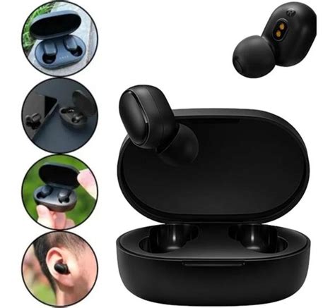 Fone De Ouvido A S In Ear Sem Fio Bluetooth Pro Preto Mk