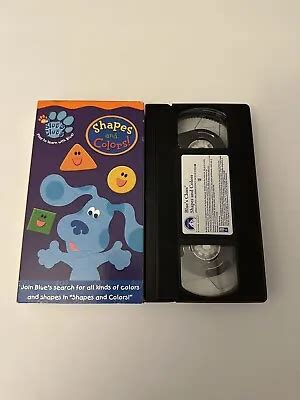 Blues Clues Shapes And Colors Vhs Vintage Grelly Usa