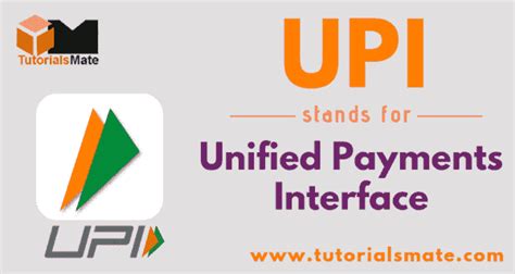 Upi Full Form What Is The Full Form Of Upi Tutorialsmate