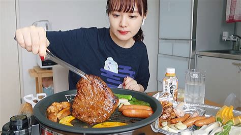 【一人焼肉】昼から焼肉を食べる独身女の日常〜ひとりご飯〜 Youtube