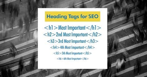 How To Correctly Use Heading Tags On Your Website