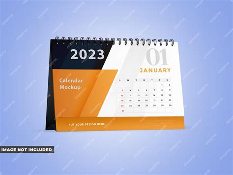 Mockup De Calendário Psd Psd Premium