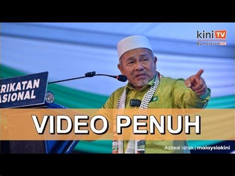 Video Penuh Ucapan Tuan Ibrahim Tuan Man Di Grand Finale Prk Kemaman