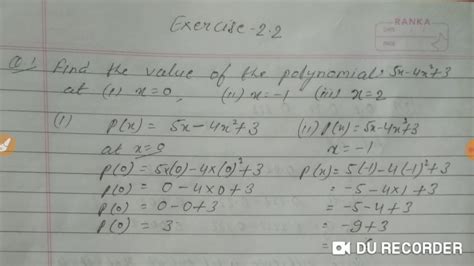 Polynomials Part 2 Youtube