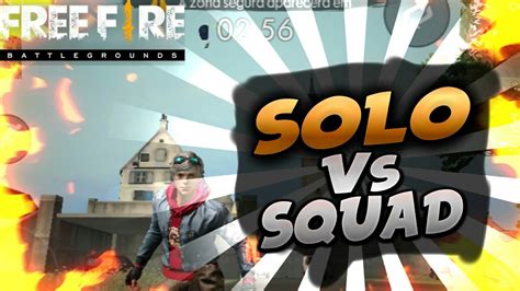 Solo Vs Squad Sera Que Ganhei Youtube