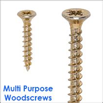 Multi Purpose Wood Screw CSK Pozi 4 X 40mm Box Of 200 TT Fixings