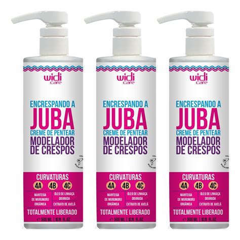 Creme De Pentear Encrespando A Juba Widi Care 500ml Kit 3 em Promoção