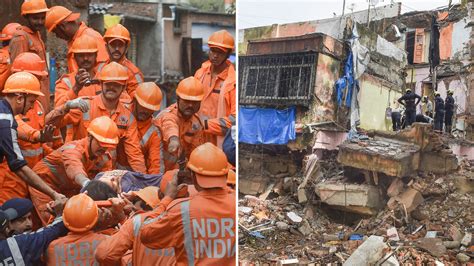 19 Dead After Building Collapses In Mumbais Kurla Pm Announces Ex Gratia