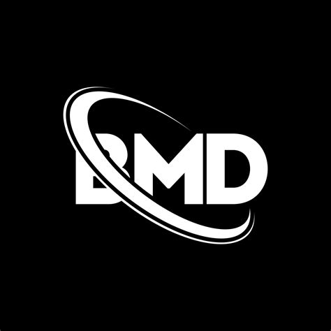 logotipo de bmd. letra bmd. diseño del logotipo de la letra bmd