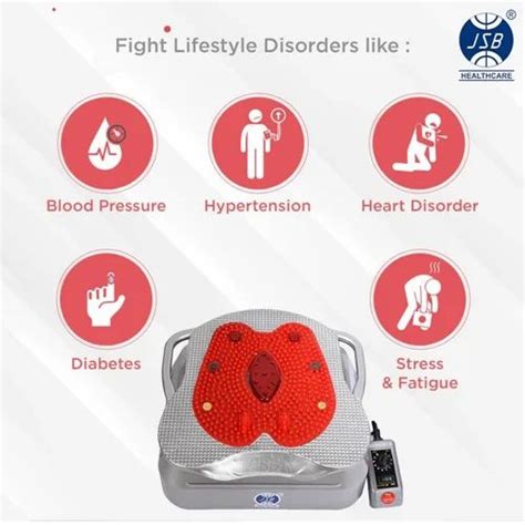 Jsb Hf Blood Circulation Machine Body Massager With Infrared Silver