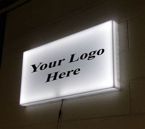 Light Box Sign 36x18 Rectangle Sign Light Box Sign Led Light Box