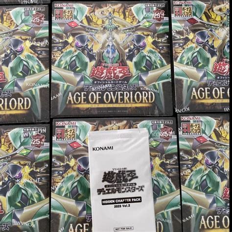 Jual Yugioh Yu Gi Oh Ocg Booster Box Age Of Overlord Japan Jepang