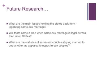 Same Sex Marriage Presentation Ppt