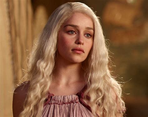 Daenerys Targaryen Stormborn Mother Of Dragons The Unburnt Actress Emilia Clarke From