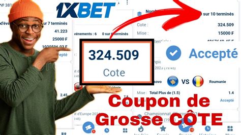 Xbet Coupon Du Jour Disponible Grosse C Te Youtube