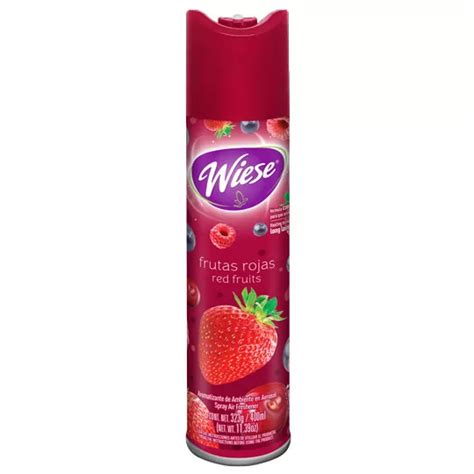 AROMATIZANTE AEROSOL WIESE FRUTAS ROJAS 323 GR Pedidos