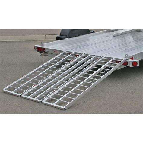 Aluminum Folding Motorcycle Trailer Ramp - 5' Long | Discount Ramps