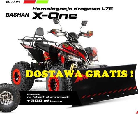 Quad Bashan X One Homologacja Drogowa Nowy Alu Sport Raty