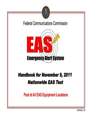 Fillable Online Nationwide Eas Test Activation Procedures Fax Email