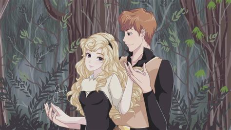 Breathtaking art of Disney couples drawn in anime style. - YouLoveIt.com