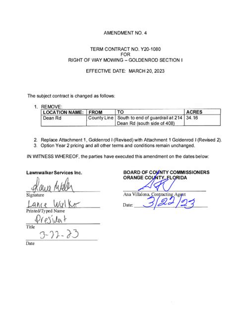 Fillable Online Ftp Orangecountyfl This Is A Draft Agreement And Will