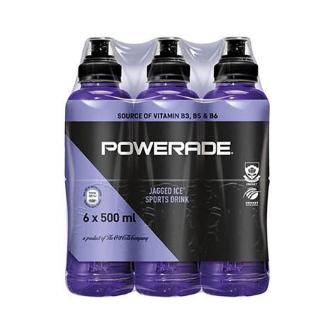 Powerade Jagged Ice 6 X 500ml Med365