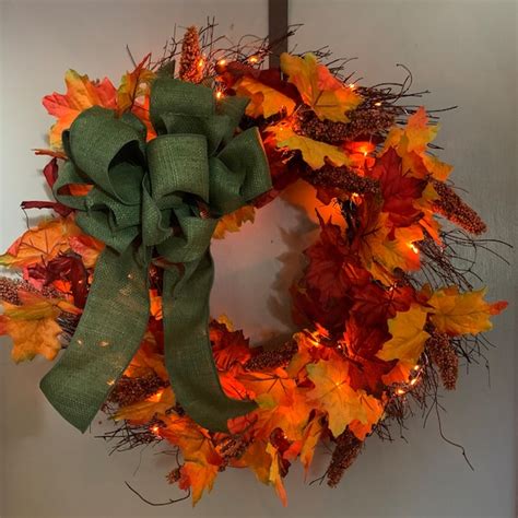 Fall Leaf Wreaths - Etsy