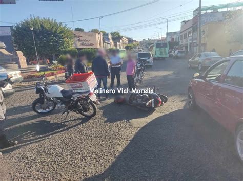 Accidente Choque Entre Taxi Y Moto Deja Un Herido A Pocos Metros