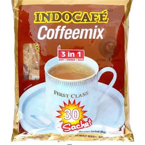 Kopi Indocafe Coffeemix Isi 30 Sachet 20 Gr Lazada Indonesia