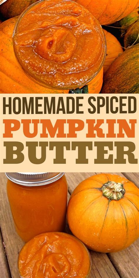 Homemade Spiced Pumpkin Butter Recipe