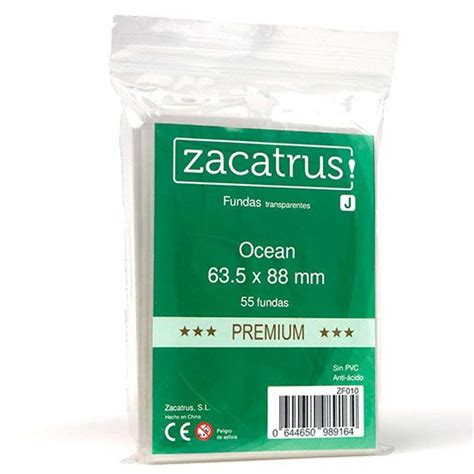 Prot Ge Cartes Premium Ocean Format Standard Clear Zacatrus