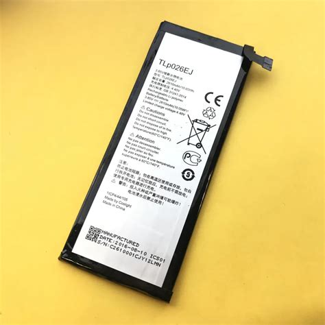 2610mah Tlp026ej Battery For Alcatel One Touch Idol 4 6055k Tlp026e2 Ot