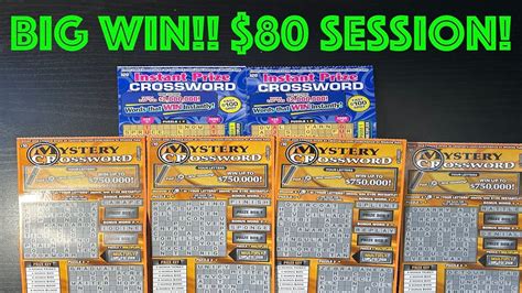 Big Crossword Win Crosswords Ca Scratchers Youtube