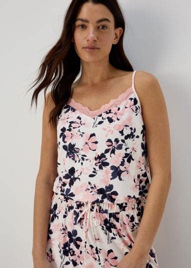 Pink Floral Cami Pyjama Set Matalan